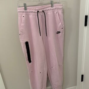 Nike Light Pink Sweatpants with Black Accents